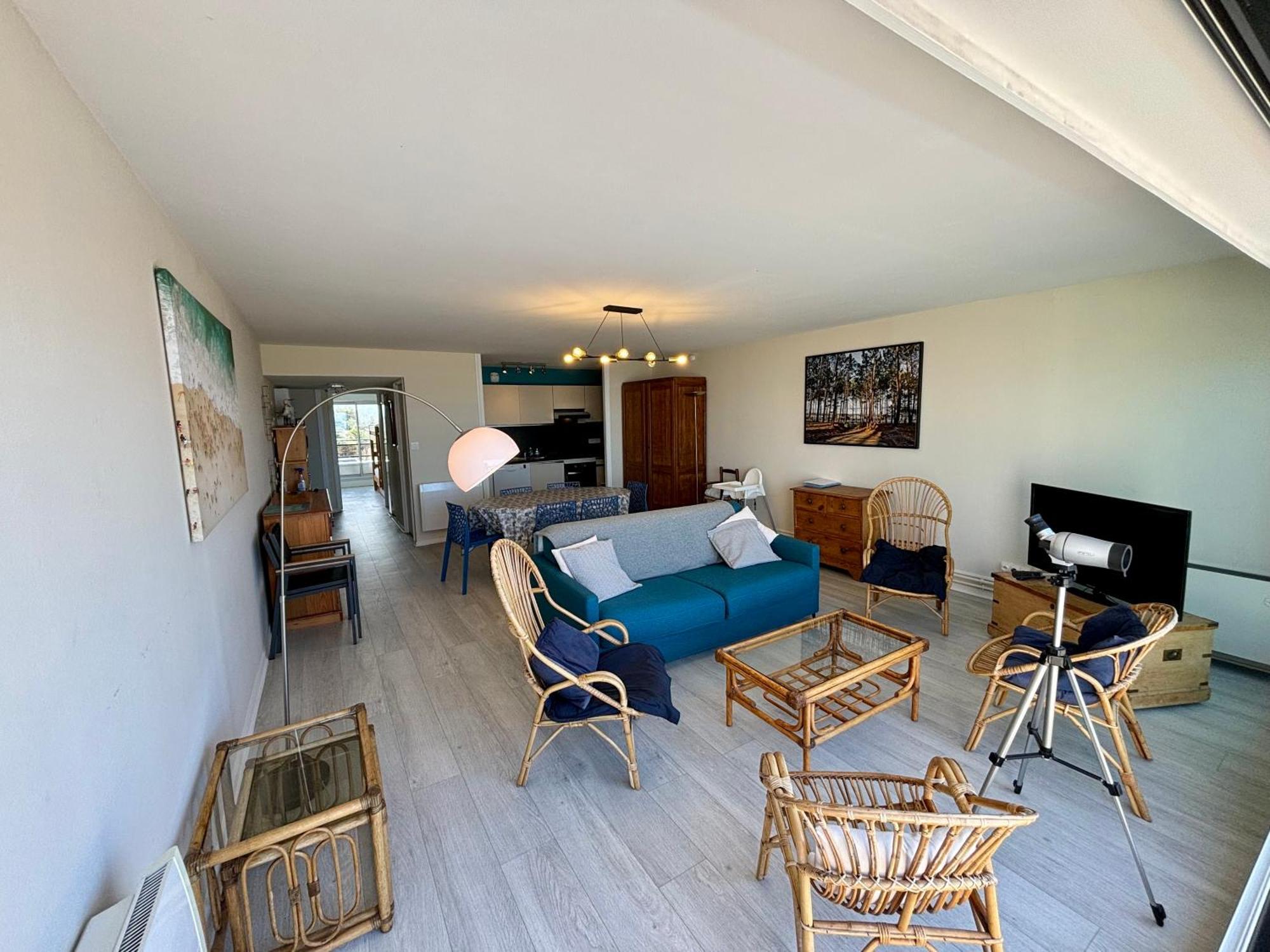Appt Traversant Vu Mer Et Dunes Avec Garage Le Touquet Exteriér fotografie