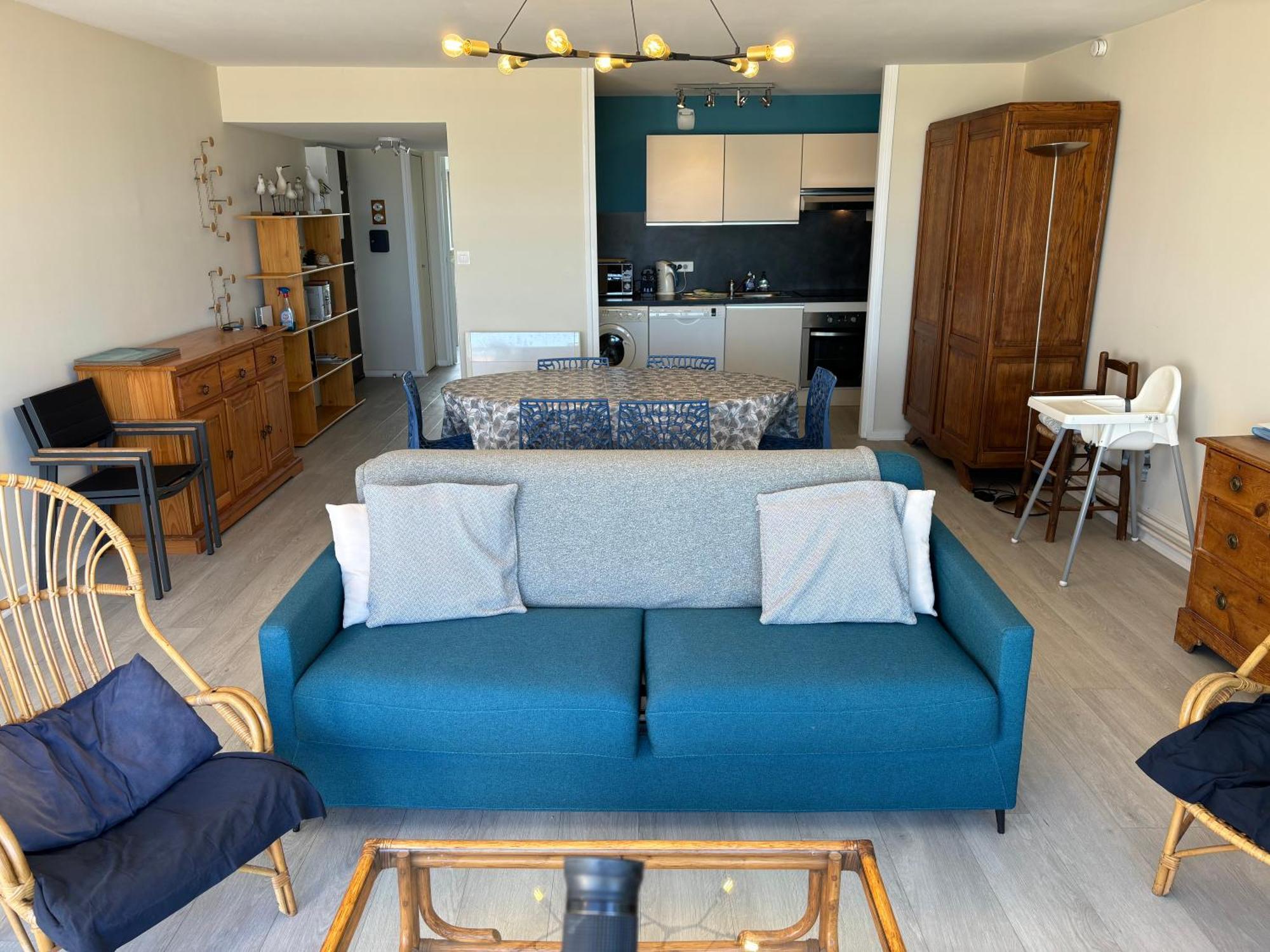 Appt Traversant Vu Mer Et Dunes Avec Garage Le Touquet Exteriér fotografie