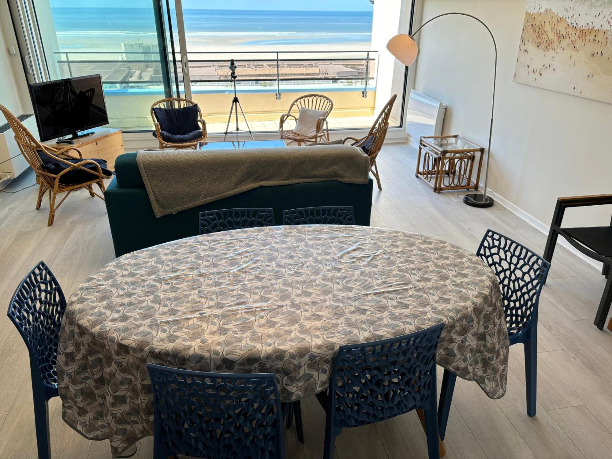 Appt Traversant Vu Mer Et Dunes Avec Garage Le Touquet Exteriér fotografie