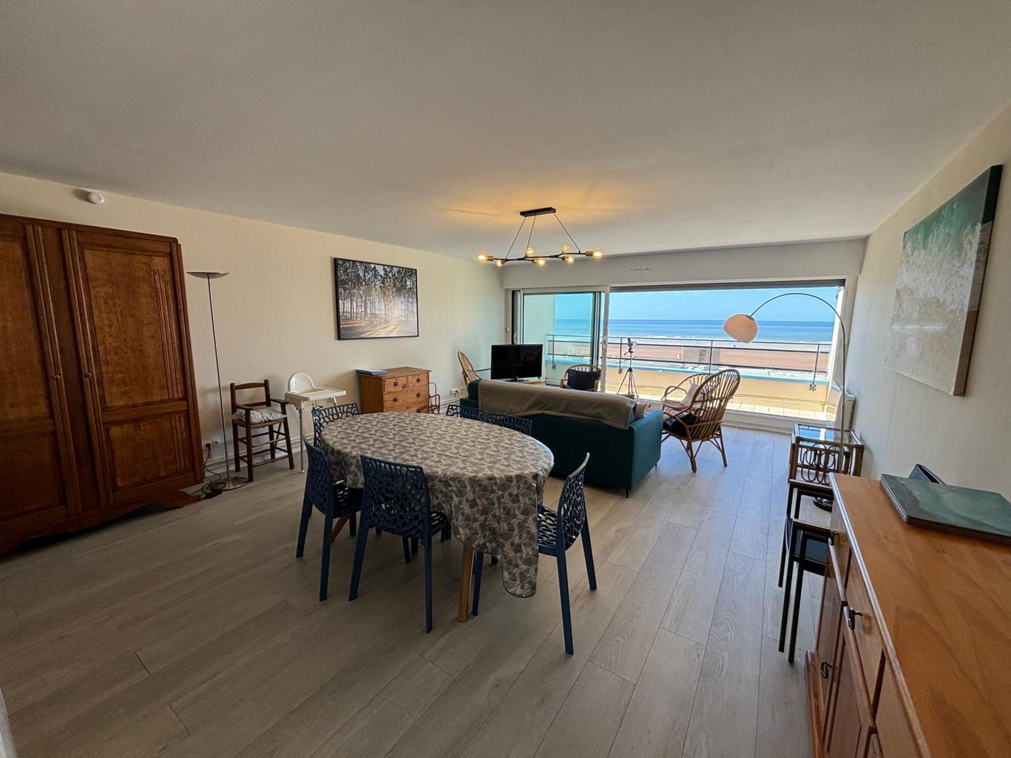 Appt Traversant Vu Mer Et Dunes Avec Garage Le Touquet Exteriér fotografie